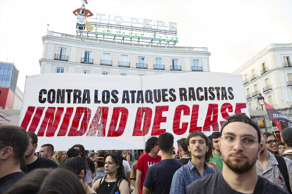 Manifestación contra el racismo, en Madrid. - Foto: EP / JESÚS HELLÍN