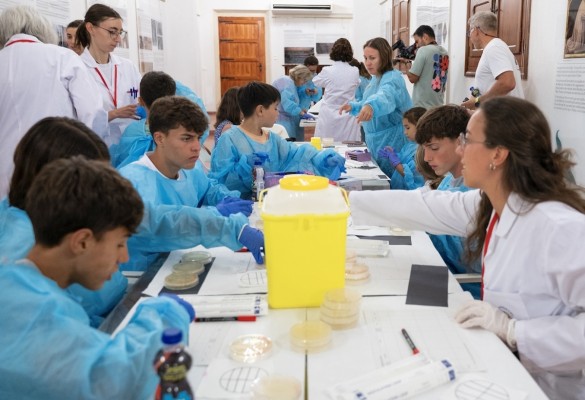 Vecinos de Alfara detectan seis microorganismos con capacidad antibiótica 