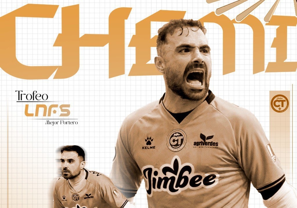 Chemi repite como mejor portero de la Liga para la LNFS 