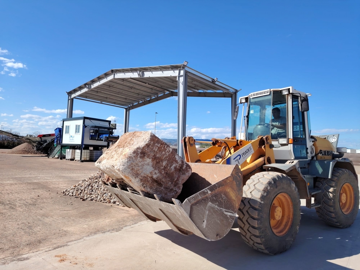Castelló 'blinda' la planta para tratar 50.000 t de residuos de obra al año en la Ciudad del Transporte 