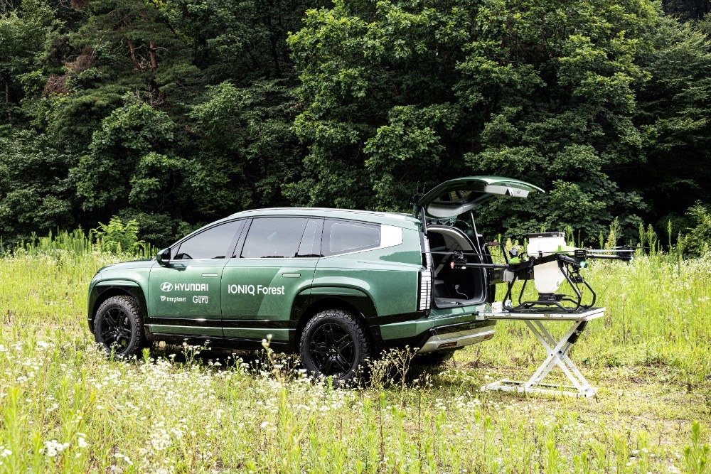 Motor | La nueva estación de drones IONIQ 9 Seed Ball, de Hyundai Motor,  impulsará la restauración forestal en zonas afectadas por incendios