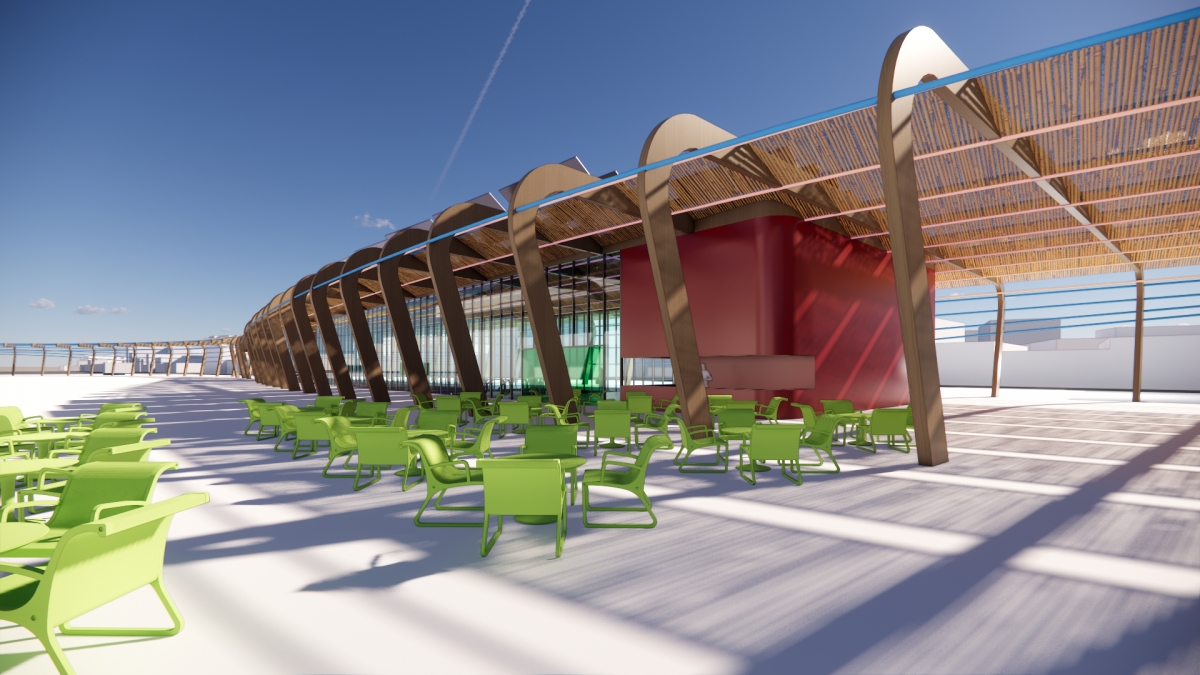 Así será la nueva estación soterrada de autobuses de Murcia: luz natural y un diseño como 