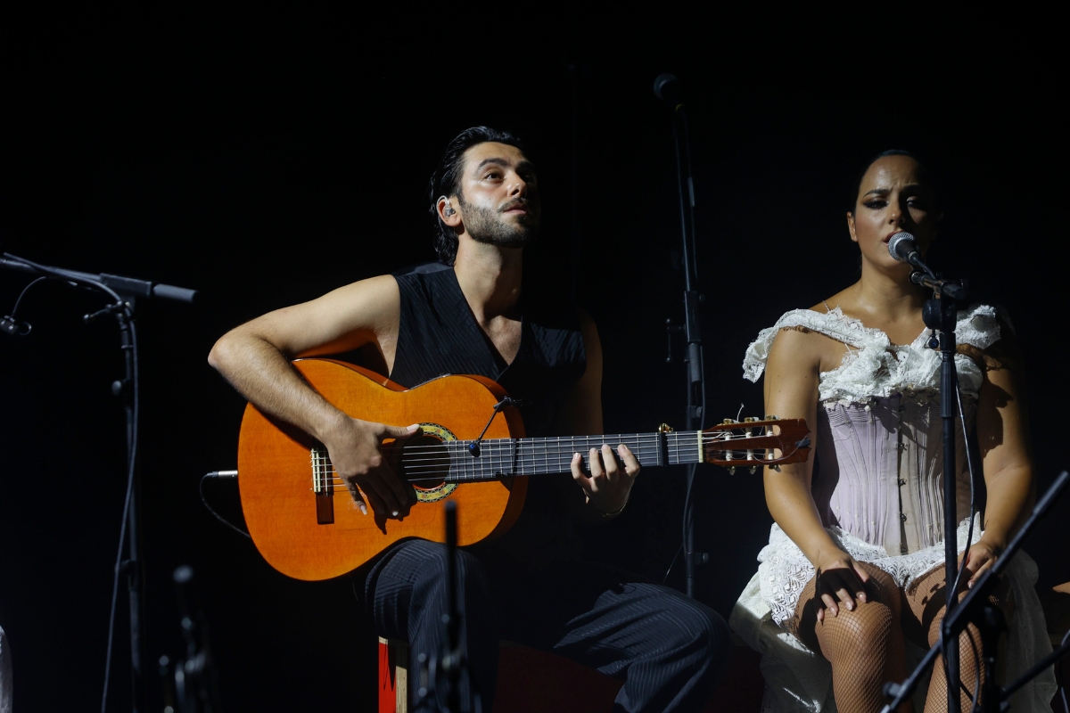 Yerai Cortés durante su actuación. - Foto: Ayuntamiento de Cartagena Yerai Cortés durante su actuación.