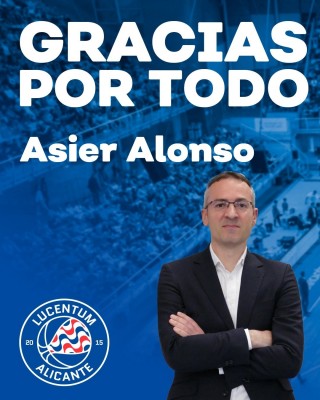 Asier Alonso no continuará como director deportivo del Lucentum