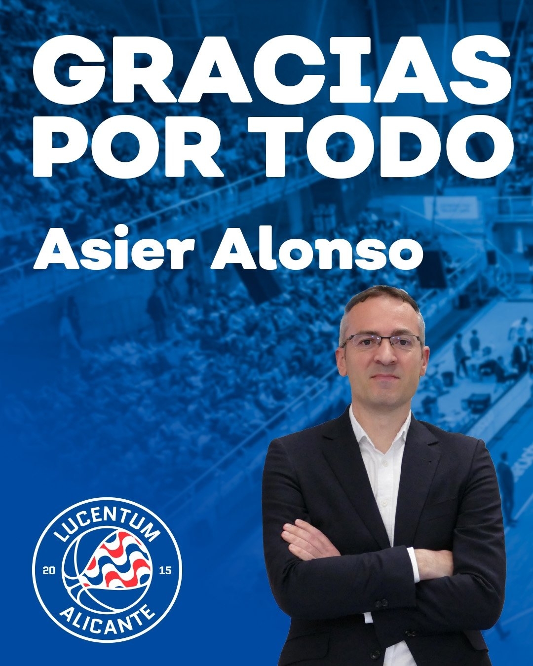 Asier Alonso no continuará como director deportivo del Lucentum