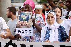 Las imágenes de la manifestación en Murcia contra el racismo