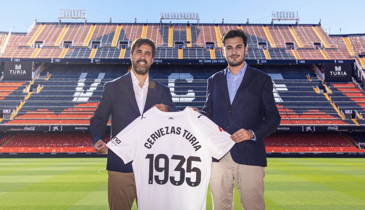 Cervezas Turia se convierte en el nuevo Premium Partner del Valencia CF