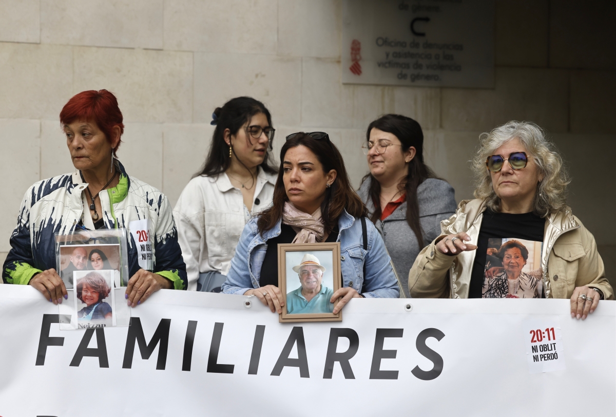 Familiares de víctimas de la Dana del 29 de octubre.