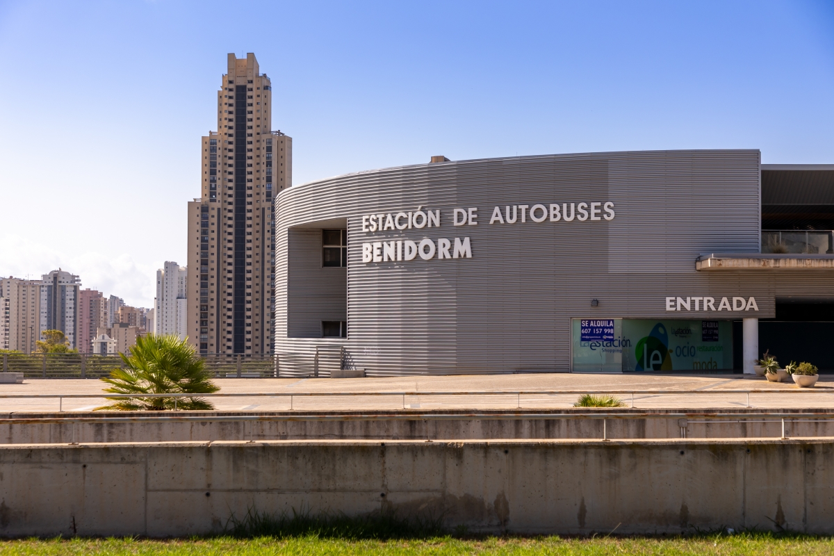 Estación de autobuses de Benidorm. 