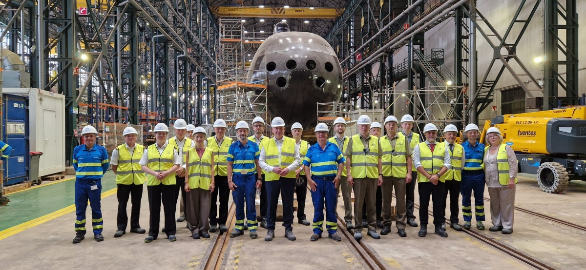 El Gobierno de Polonia visita Navantia Cartagena para explorar oportunidades de cooperación en submarinos