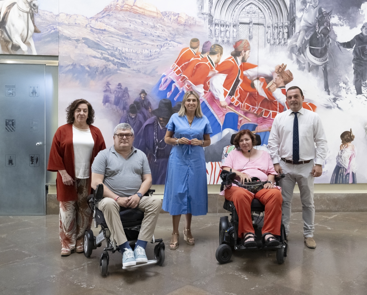 La Diputación traslada a la Asociación Adela su respaldo para reclamar mejoras para los pacientes de ELA