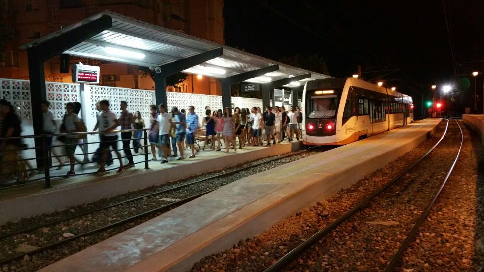 CCOO denuncia que el Tram tiene menos trenes que en 2021, pese a un aumento del 123% de viajeros