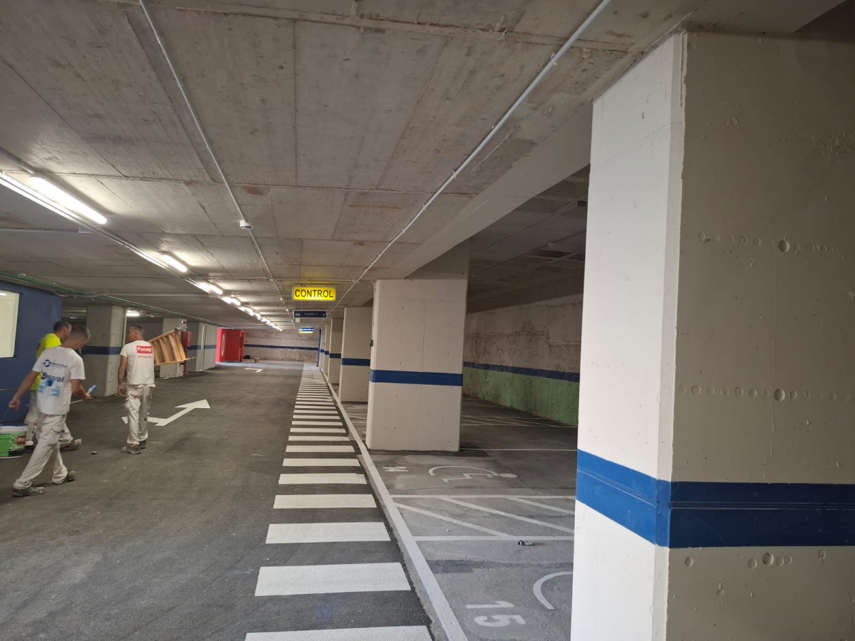 Imagen del aparcamiento subterráneo en la actualidad. - 