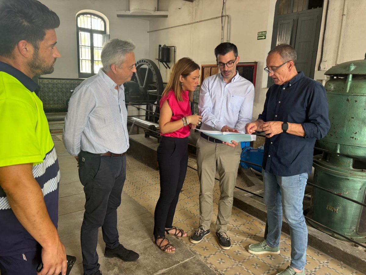 Almassora y Facsa avanzan en la modernización de la red de agua potable para garantizar suministros