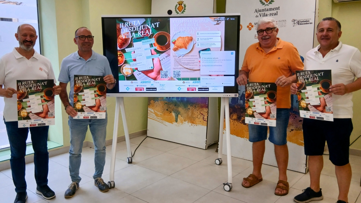 'Desdejuna’t Vila-real': la iniciativa que ofrece premios al desayunar en bares de la localidad
