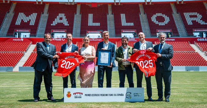 El RCD Mallorca y PreZero convierten el Estadi Mallorca Son Moix en el primer estadio 'Residuo cero' de España