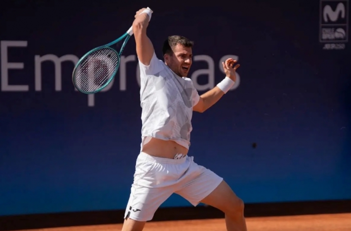 Pedro Martínez no puede con Struff y se despide en su estreno en Kitzbühel