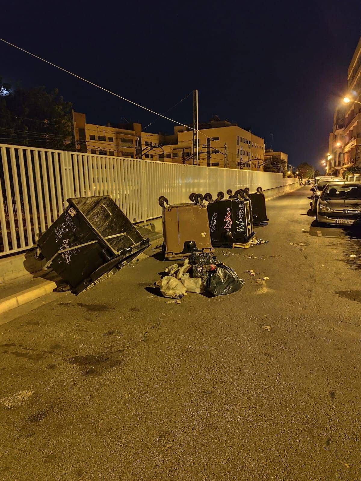 Acto vandálico en Bétera.