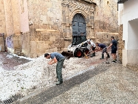 Las tormentas de la noche causan más de 130 incidencias en la Región: rescates, achiques de agua, obstáculos...