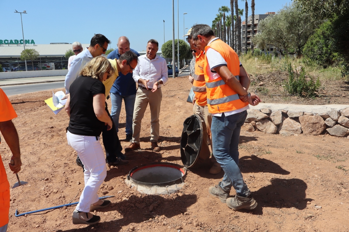 Imagen de la visita a las obras - 