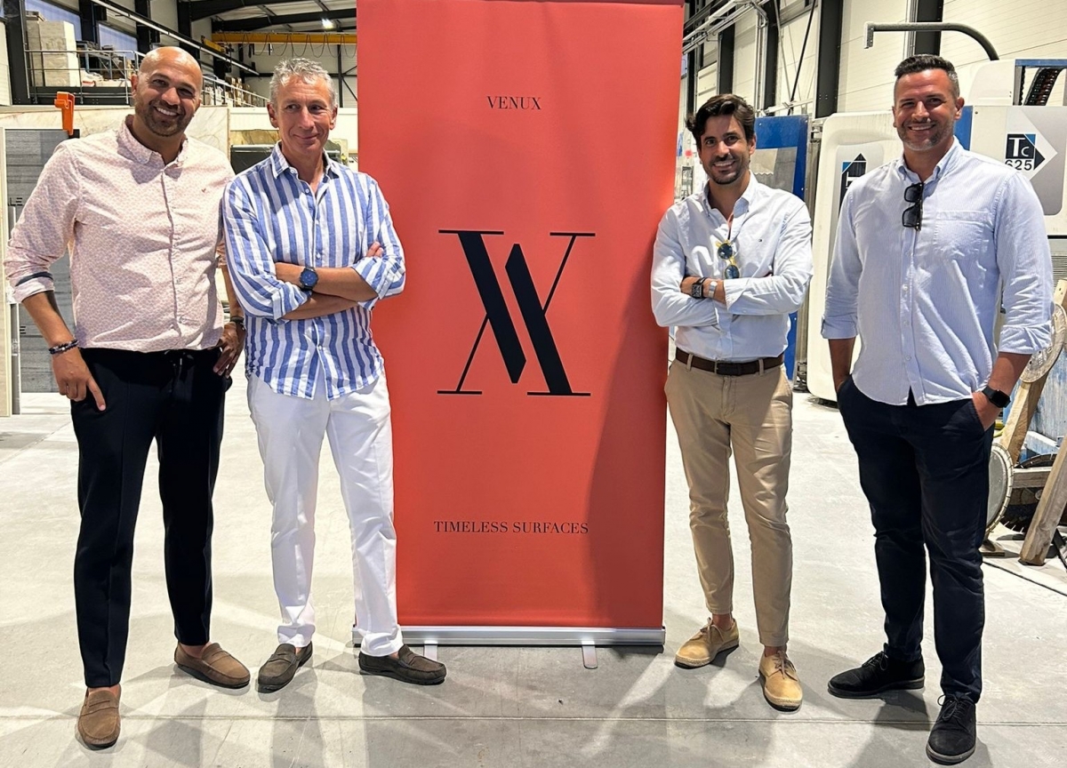 Venux (STN) refuerza su presencia en Francia con una nueva colaboración con GMC Marbrerie Pitie