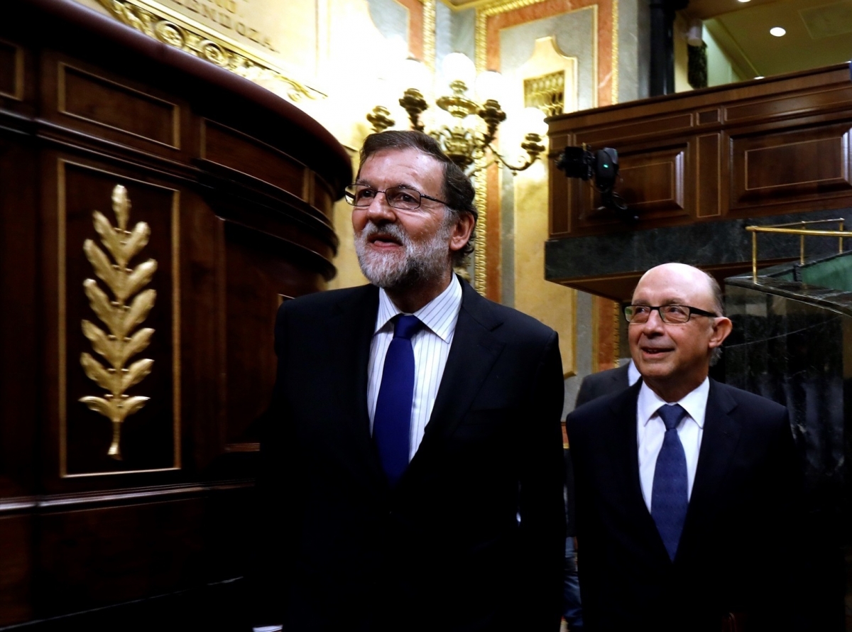 Mariano Rajoy y Cristóbal Montoro.