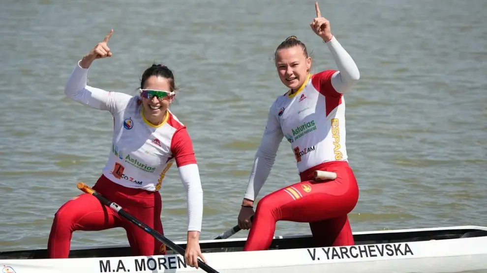 Viktoria Yarchevska, de la AD Pinatarense, es campeona del mundo sub-23 de C2 500