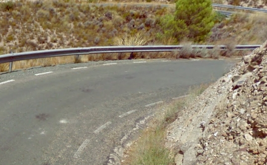 Fomento invierte 580.000 euros para arreglar la carretera que une Lorca con el Pantano de Puentes