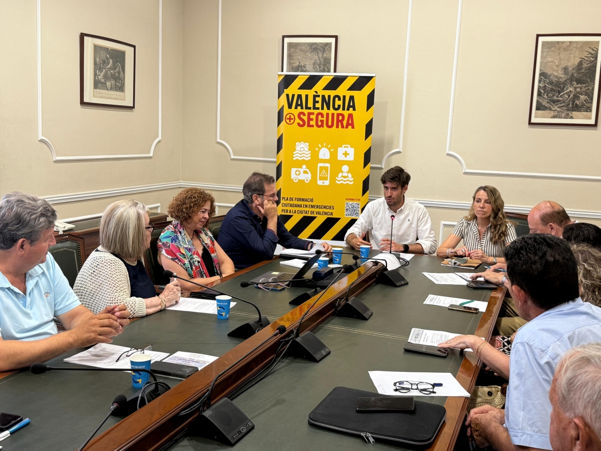 València prepara con las pedanías el Plan Valencia + Segura para formar en Emergencias