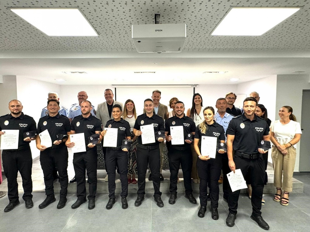 La Policía Local de Lorca se refuerza con ocho nuevos agentes y espera la llegada de otros cinco más