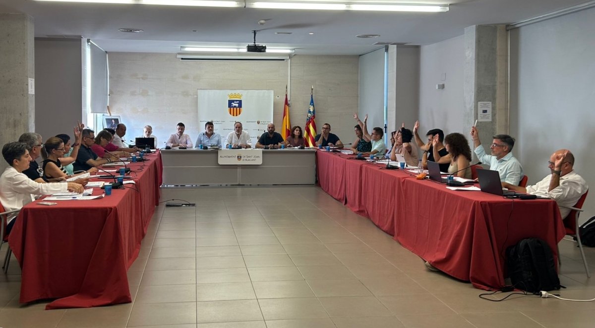El PP se queda solo en Sant Joan en una modificacion de crédito de 500.000 euros