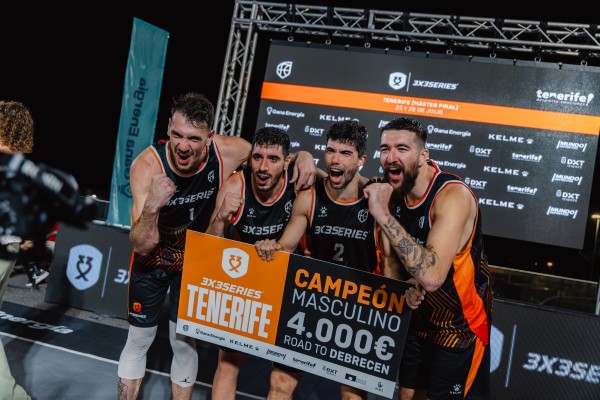 Valencia Basket 3x3 es campeón del 3x3 Series Máster Final en Tenerife