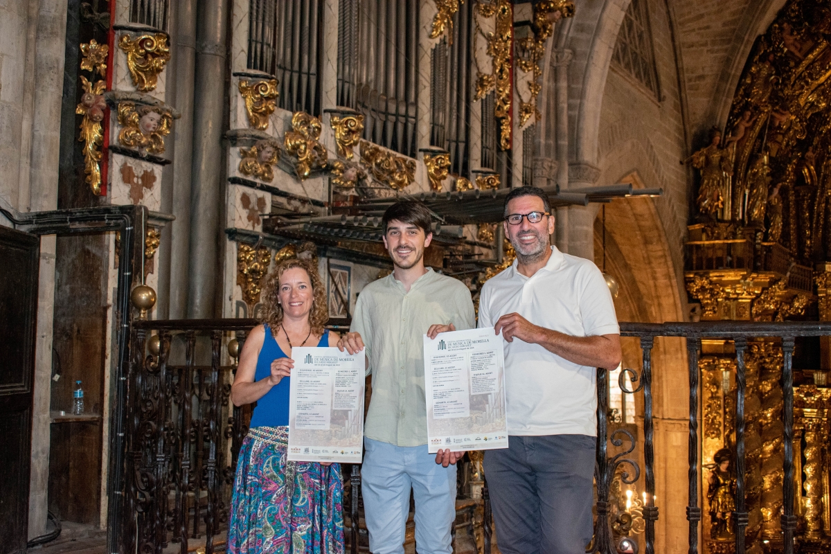 De la música local a la universal: el festival de Morella Ricardo Miravet ultima els preparatius