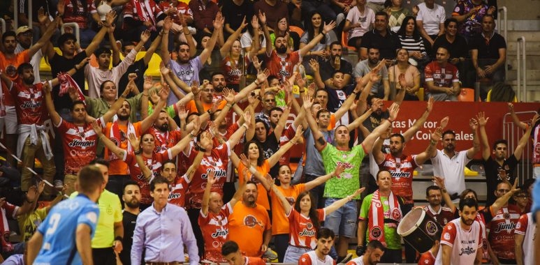 La afición del Jimbee Cartagena repite como la mejor de España 