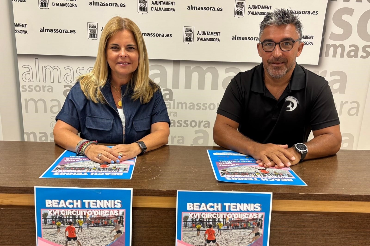 El circuito de beach tennis de la Diputación de Castellón aterriza este sábado en Almassora