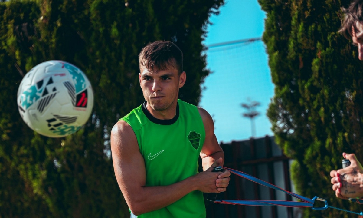 Entrenamiento del Elche CF en pretemporada. - Foto: PLAZA