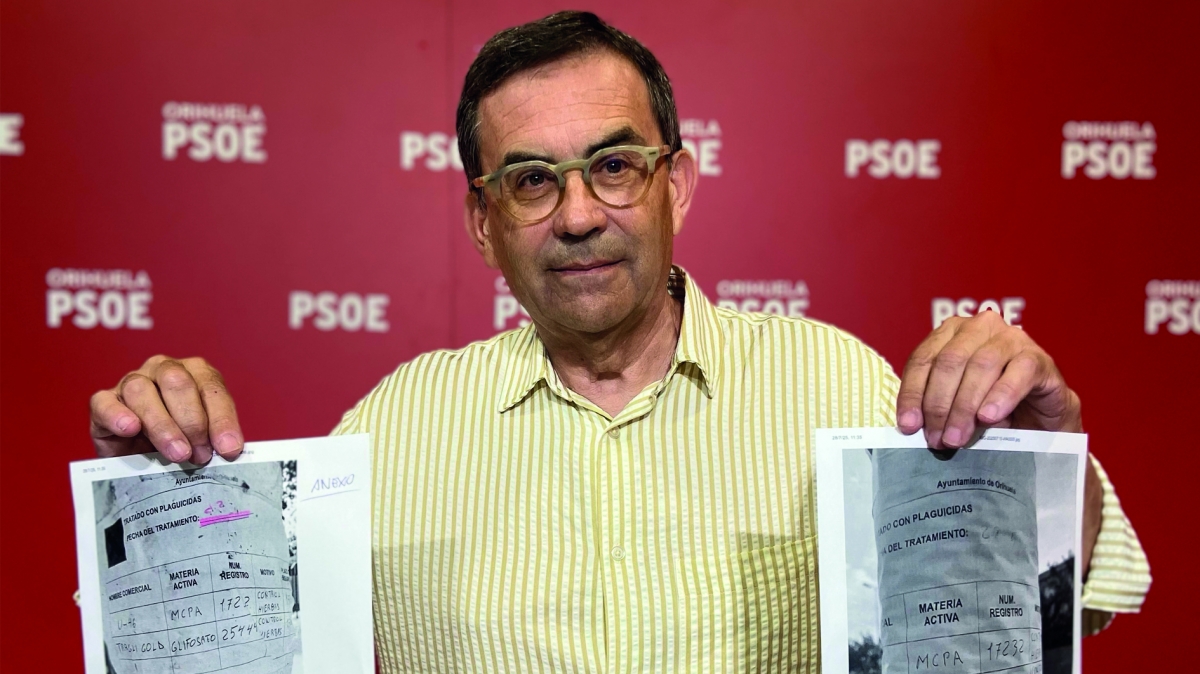 El PSOE de Orihuela exige el fin del uso de herbicidas tóxicos en calles, parques y jardines