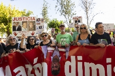 Novena manifestación contra la gestión de la Dana