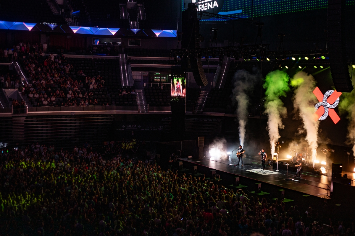 Así fue el 'preestreno' del Roig Arena con un concierto de Seguridad Social