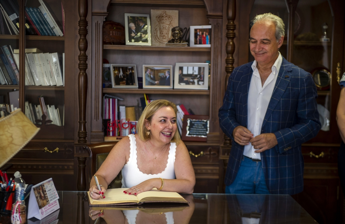 Ricardo Gabaldón y Natalia Enguix - Foto: DIPUTACIÓN DE VALENCIA Ricardo Gabaldón y Natalia Enguix