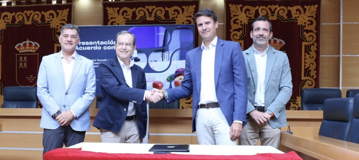 Molina de Segura firma la cesión de una parcela para las nuevas instalaciones del Centro Tecnológico Nacional de la Conserva