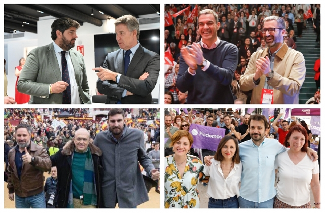 Los dirigentes murcianos que influyen en las cúpulas de Madrid