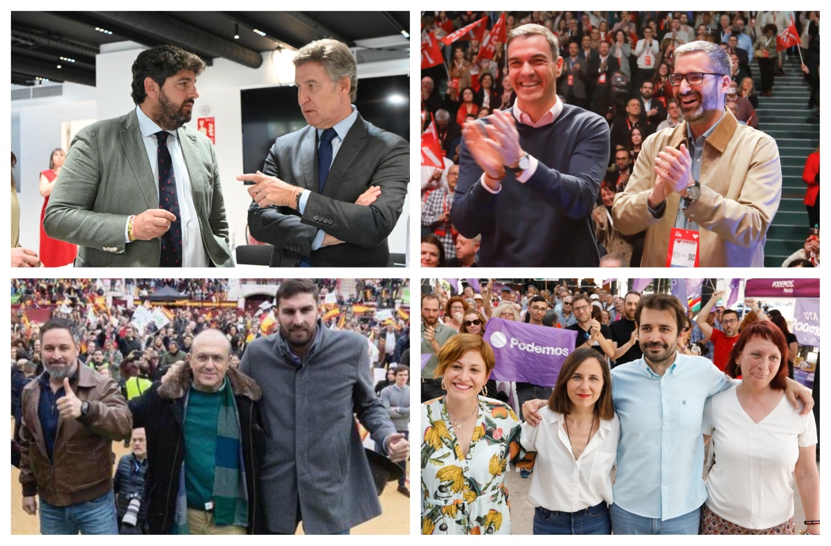 Los dirigentes murcianos que influyen en las cúpulas de Madrid