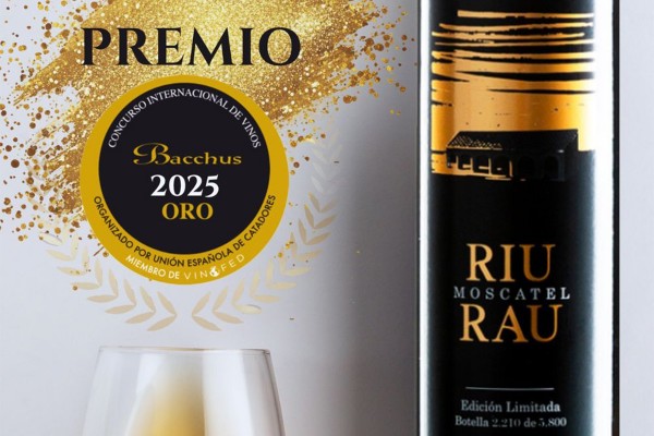  Los Premios Bacchus bañan en oro a la Mistela Riu Rau de Bodegas Xaló