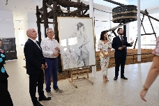 El arte de Perla Fuertes levanta el telón del Cante de las Minas: las imágenes de la inauguración de 'Latido Flamenco'