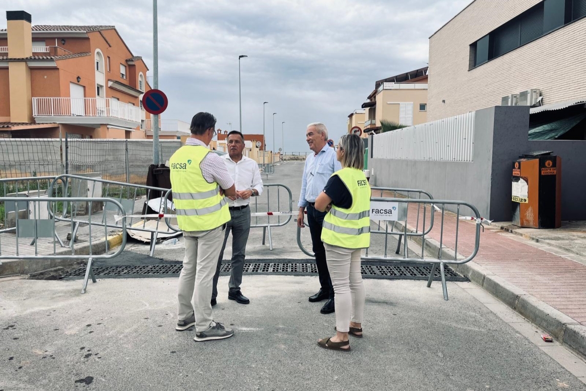 Burriana y Facsa refuerzan la evacuación de aguas pluviales en la Serratella para prevenir inundaciones