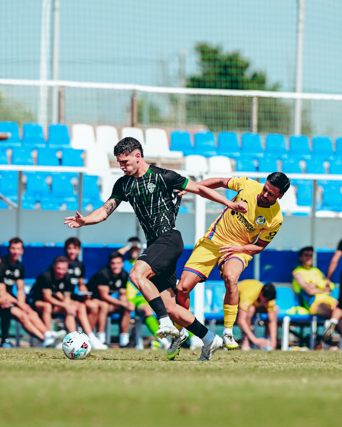 Partido amistoso del Elche CF contra el Getafe. - Foto: PLAZA