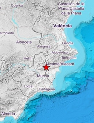 Registrado un seísmo de magnitud 1.9 en l'Alguenya