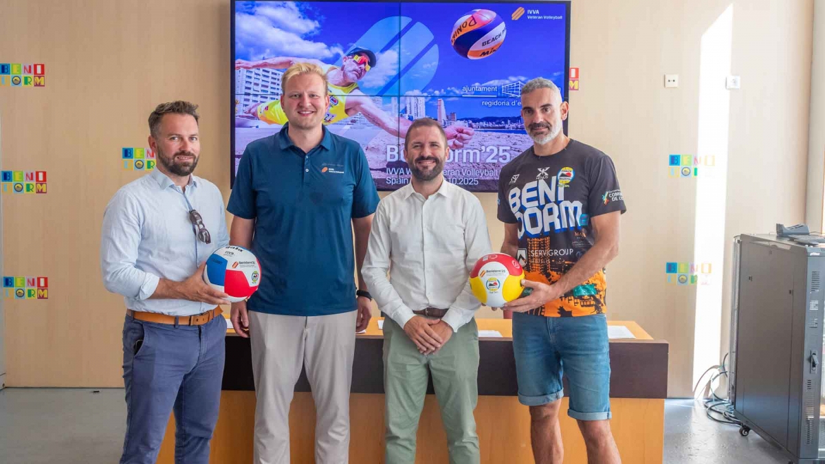 Benidorm espera un impacto de 1,6 millones con el Campeonato Mundial de Voleibol para veteranos