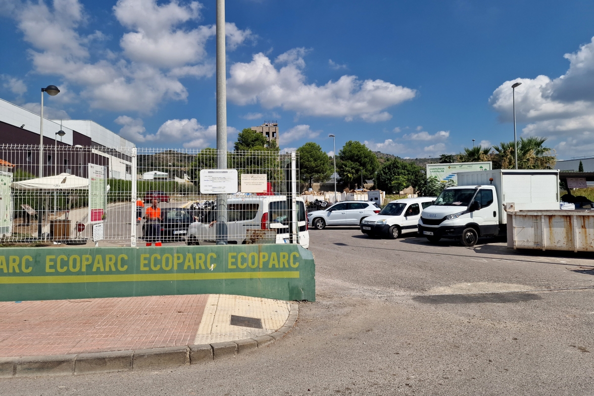 Imagen del Ecoparque en la ronda Oeste.